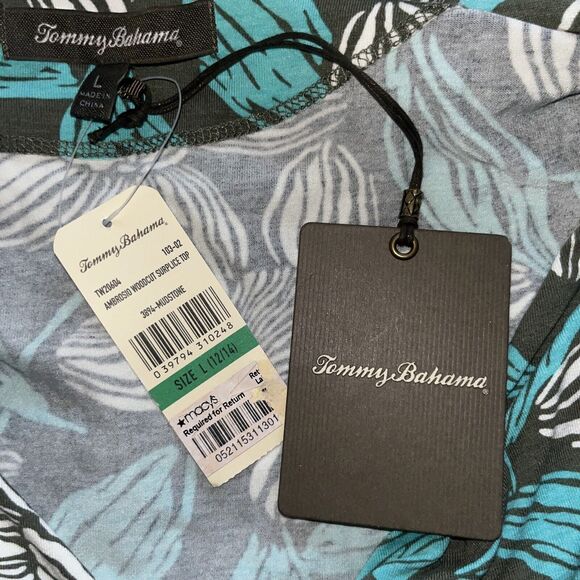 NWT Tommy Bahama 2 Pc Women’s Sz Large Multicolor Floral Skirt & Sleeveless Top - Picture 11 of 12